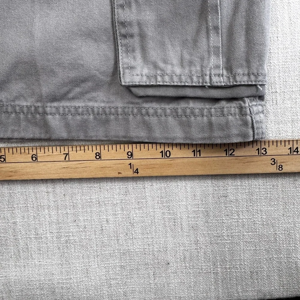 Rocawear‎ Classic Mens Gray Cotton Y2K Cargo Shorts Size 44 Elastic Waist